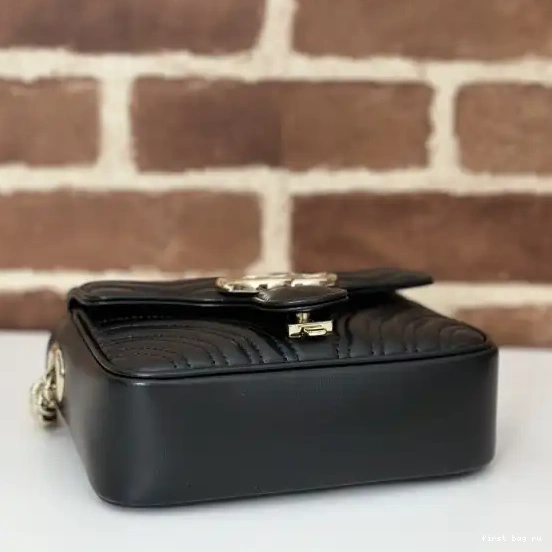 Firstbag ru Marmont top GUCCI mini handle bag-17*13*6CM GG 0707